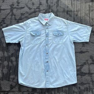 Wrangler Premium Quality Western Button-Up Short Sleeve Shirt